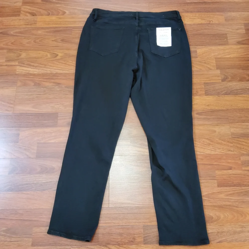 Vigoss Ace High Rise Skinny Denim Jeans Size 18 Black